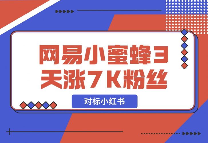 【2024.12.05】网易小蜜蜂（对标小红书），3天暴涨7000+粉丝教程-小罗轻创